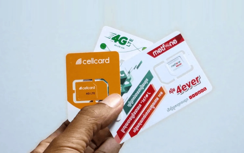 Comprare la SIM in Cambogia