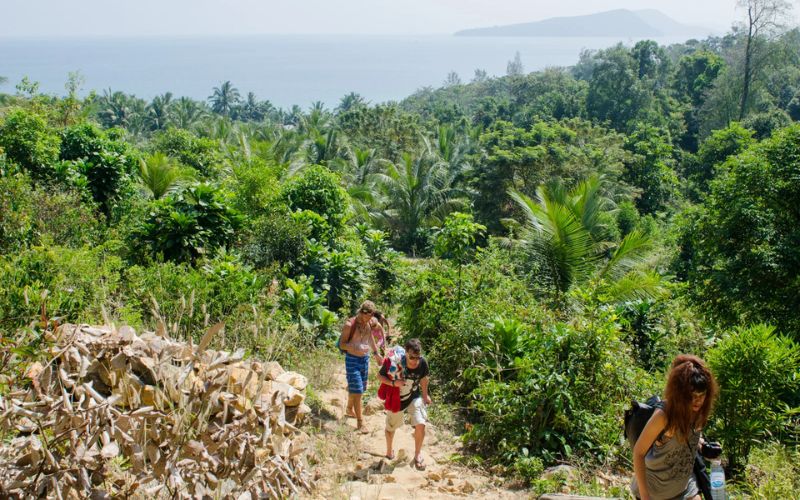 Trekking nella giungla a Koh Rong