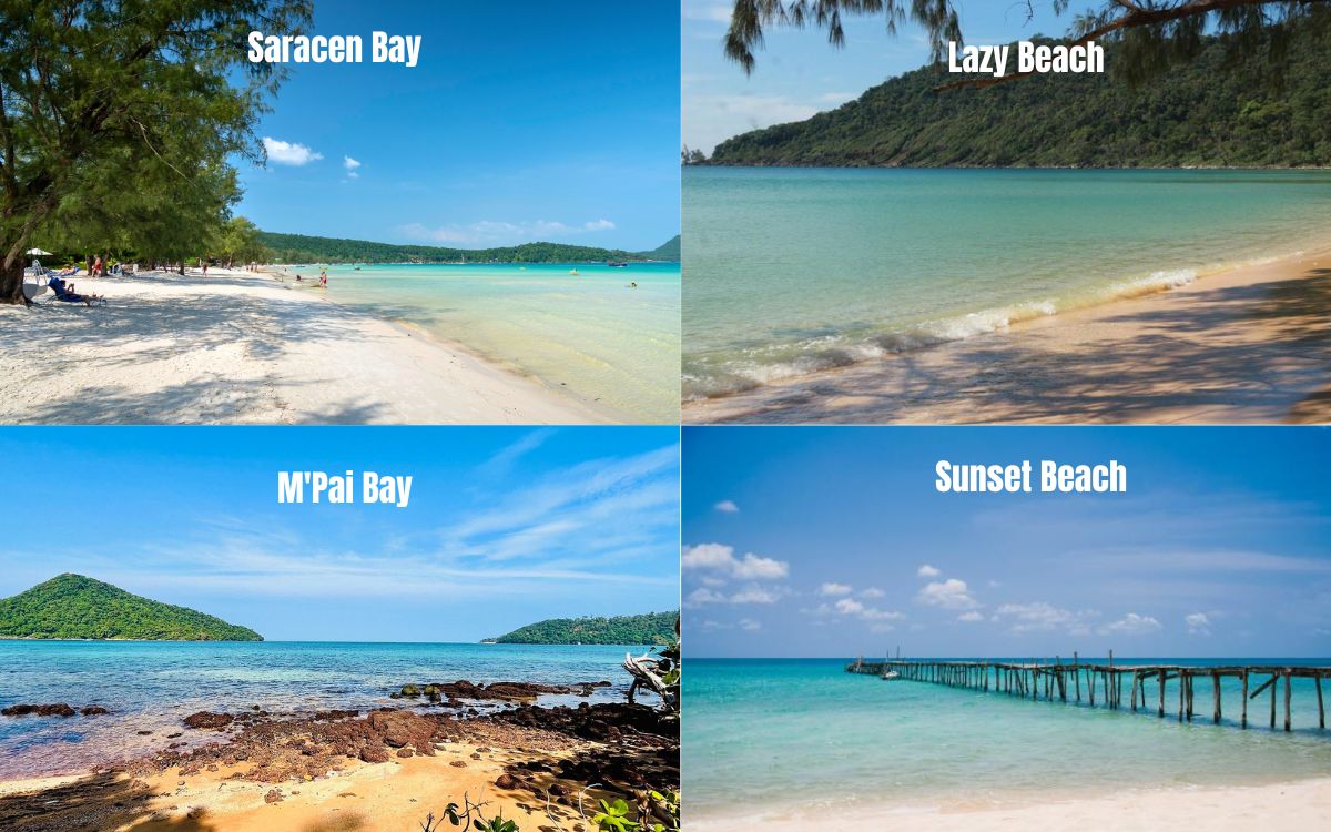 Le Spiagge Principali di Koh Rong Sanloem