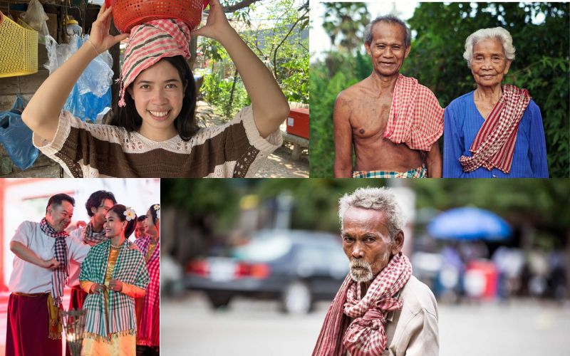 Krama Cambogiano nella Vita Quotidiana