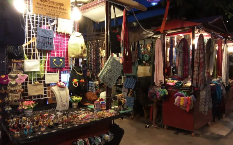 Prodotto nel mercato della Cambogia