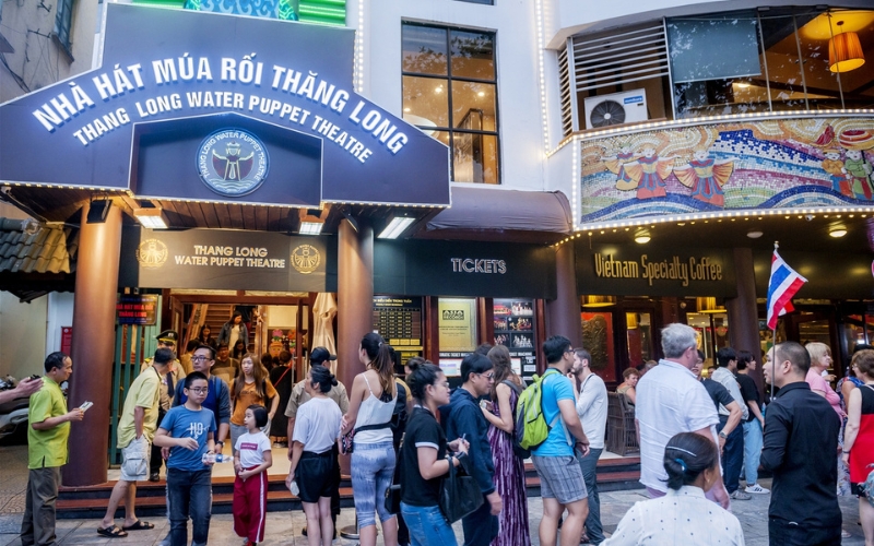Teatro delle marionette sull'acqua di Thang Long