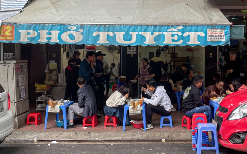 La cultura della colazione di strada