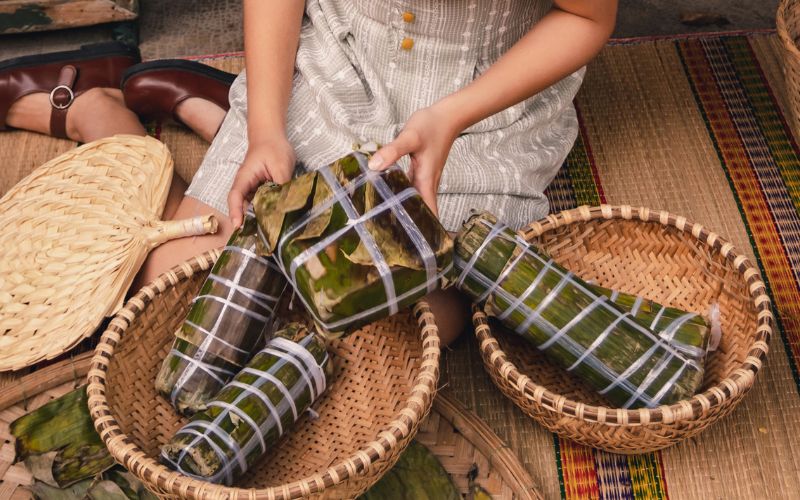 Banh chung e banh tet