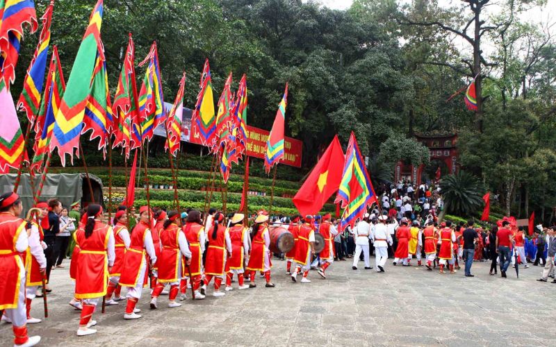 La cerimonia commemora i Re Hung