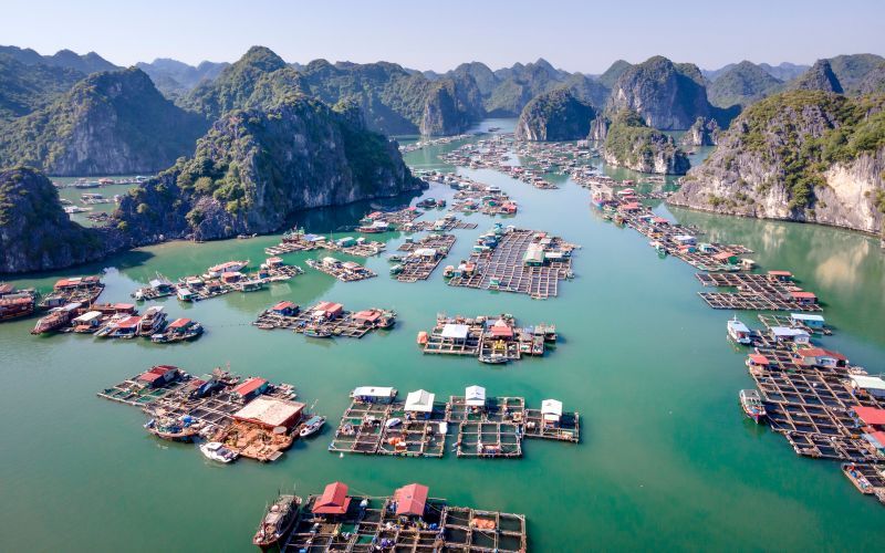 Il villaggio di pescatore di Viet Hai