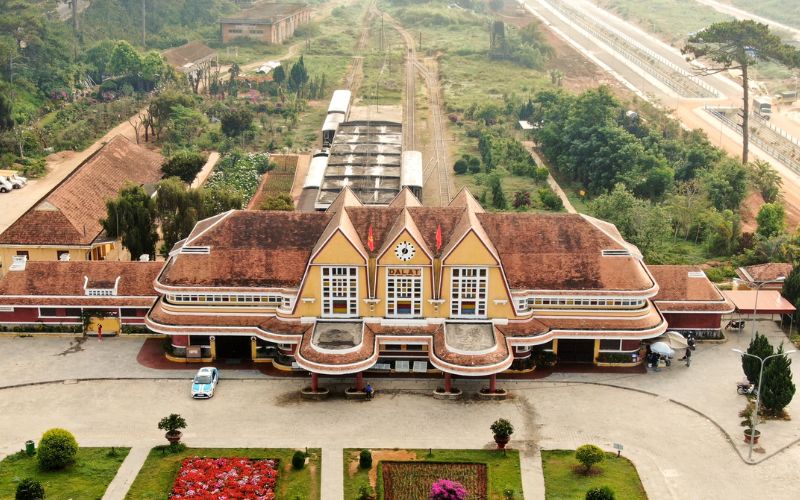 La stazione ferroviaria di Dalat