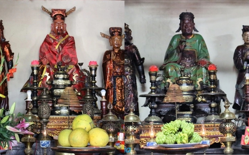 Altare di Duc Ong (sinistra) e Quan Cong (destra)