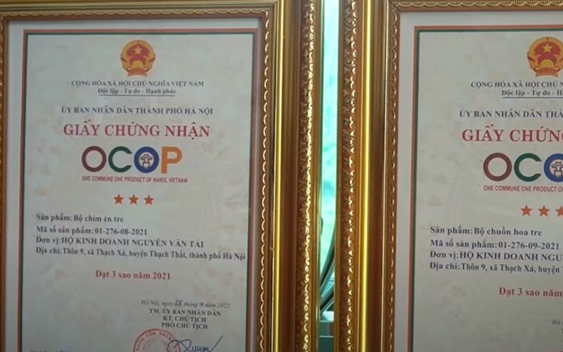 La certificazione OCOP a tre stelle