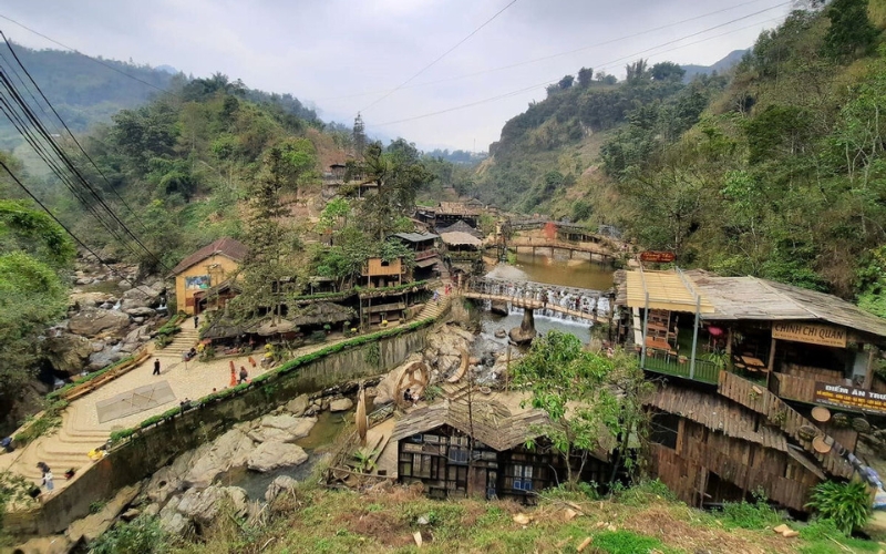 Un piccolo villaggio delle minoranze Hmong