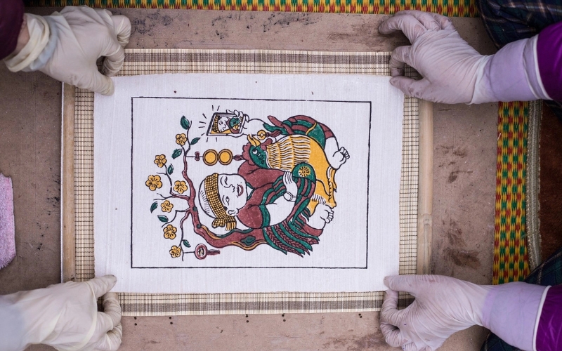 Il villaggio dei dipinti di Dong Ho