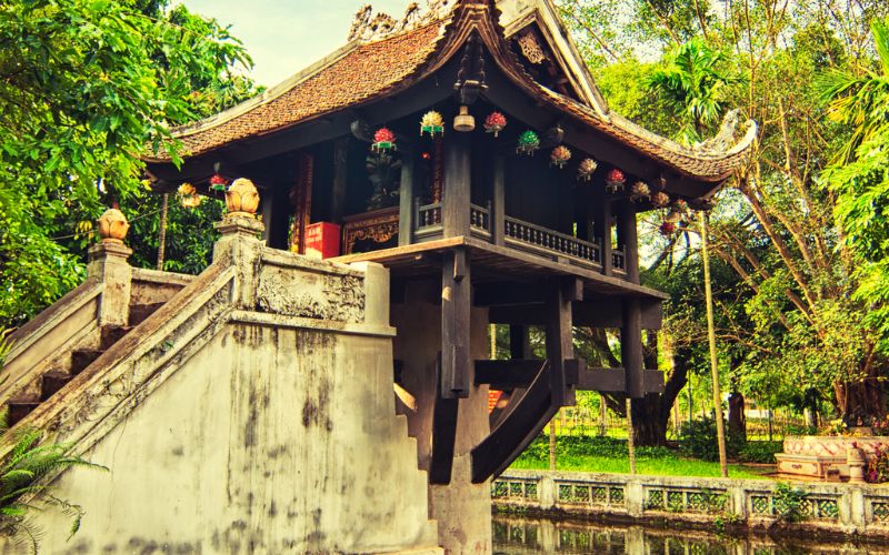 Storia della Pagoda su una sola colonna