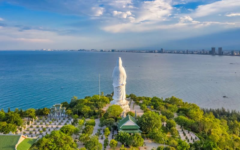 Un panorama a 360 gradi alla Pagoda Linh Ung