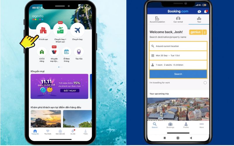 Agoda e Booking.com