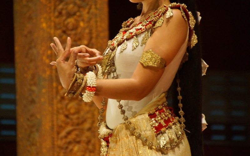 Lo spettacolo di danza Apsara