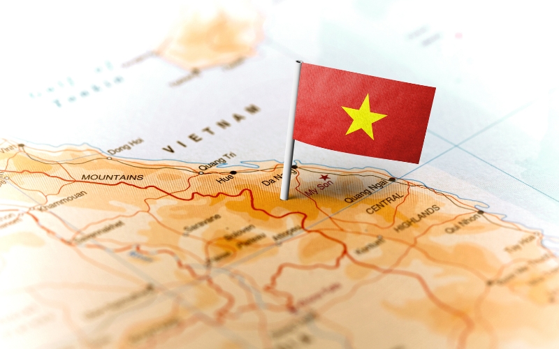 Fuso orario usa il Vietnam