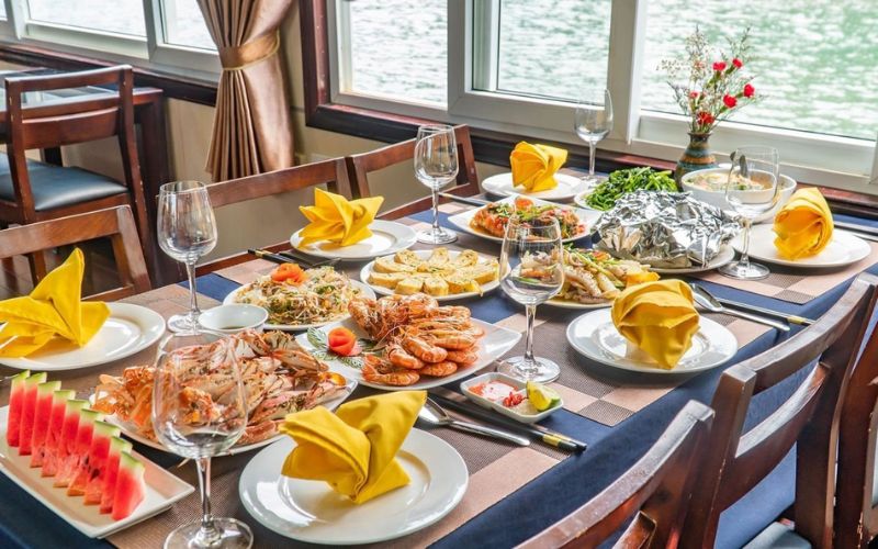 Pranzo a bordo