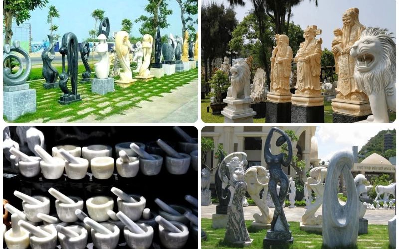 Sculture e oggetti in marmo di Non Nuoc