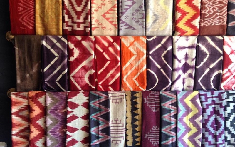 Tessuti e seta artigianale