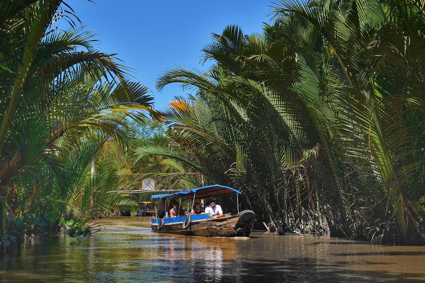 Balade en sampan local Ben Tre