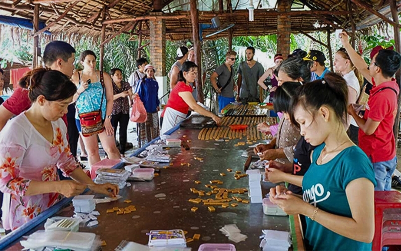 Bonbons à la noix de coco Ben Tre Vietnam