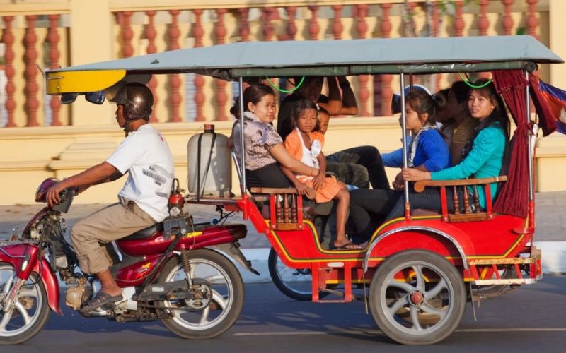 N&eacute;gocier le prix des tuk-tuks avant le d&eacute;part 