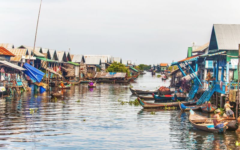 Kayak &agrave; Kampong Phluk 