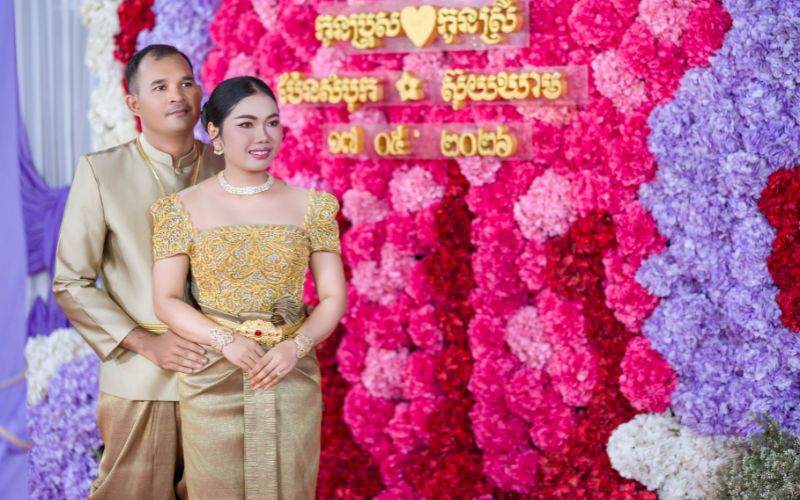 Tenues pour le mariage Khmer