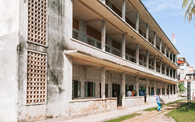 Le mus&eacute;e S-21 &agrave; Tuol Sleng, &agrave; Phnom Penh