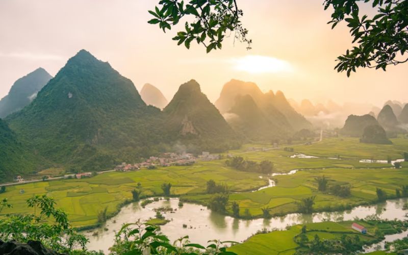 Vall&eacute;e de Ngoc Con