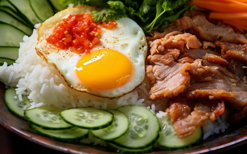 cuisine de rue vietnam com tam