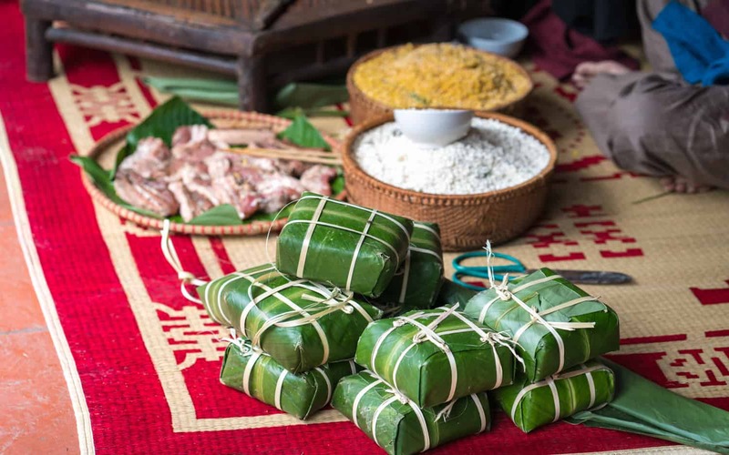 gateau de riz gluant Tet Vietnam