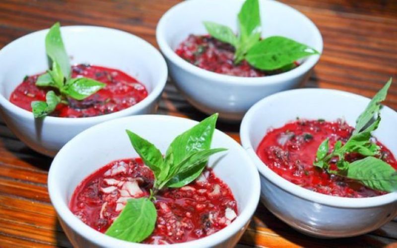 Soupe de sang cru