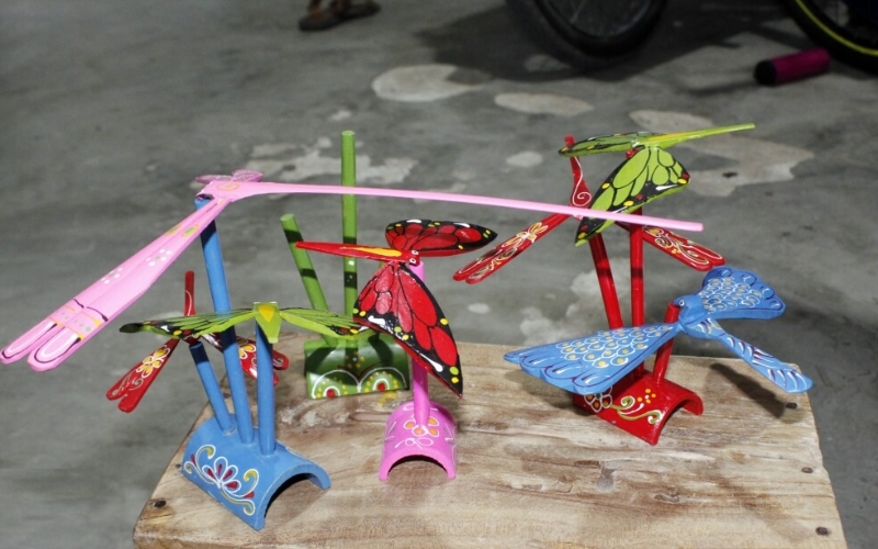 Village des libellues en bambou