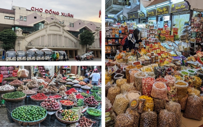 marchés traditionnels du Vietnam