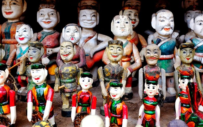 Marionnettes sur l&rsquo;eau au Vietnam