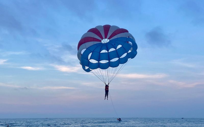 parachute ascensionnel.