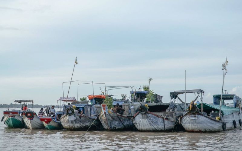 March&eacute; flottant de Long Xuyen