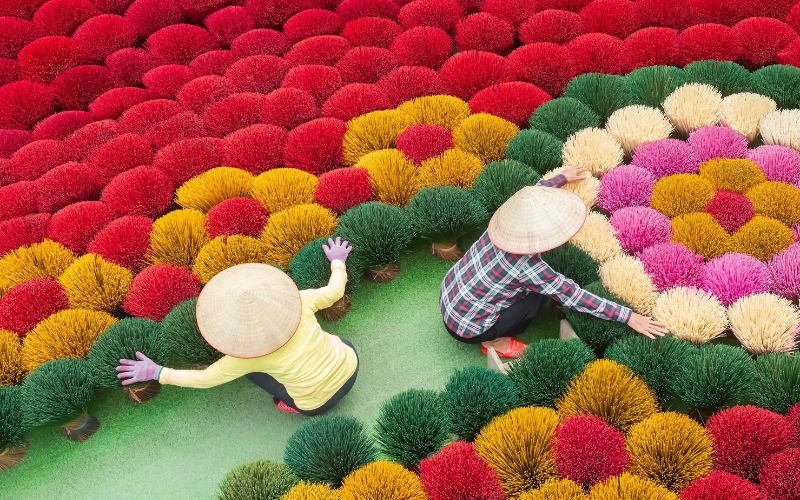 Village de l’encens Quang Phu Cau : immersion authentique au Vietnam