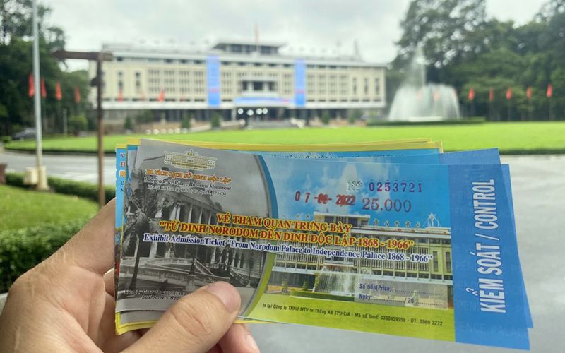 Billets d&rsquo;entr&eacute;e du Palais de l&rsquo;Ind&eacute;pendance