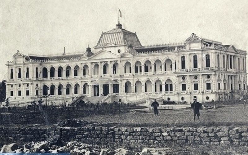 R&eacute;sidence du Gouverneur g&eacute;n&eacute;ral vers 1875
