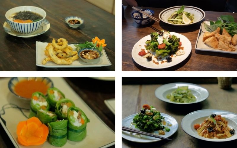 Carte du Here & Now Vegetarian