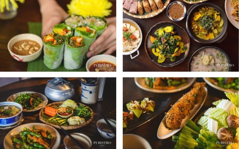 Carte du Pi Vegetarian Bistro