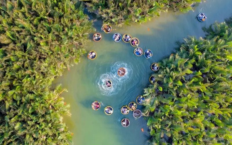 Visite de la forêt de cocotiers de Bay Mau à Cam Thanh Hoi An