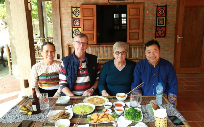 Repas chez l'habitant Mai Chau