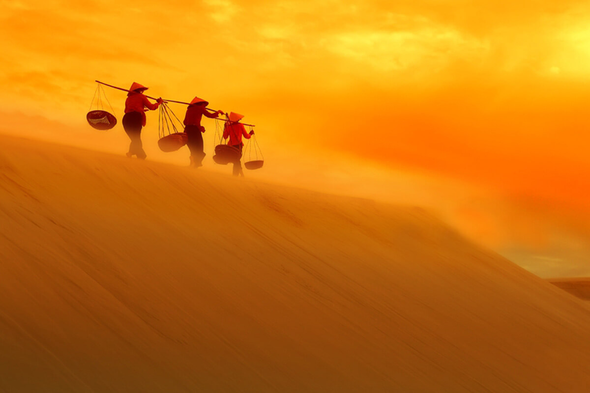 Les dunes Rouge à Mui Ne