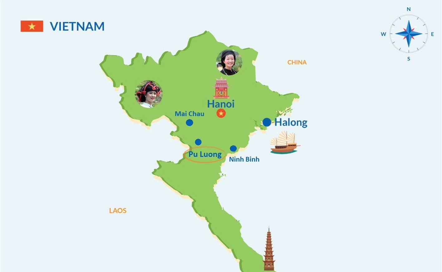 Localisation de Pu Luong