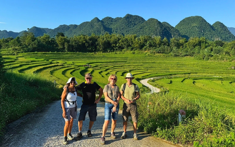 Randonnée à Pu Luong
