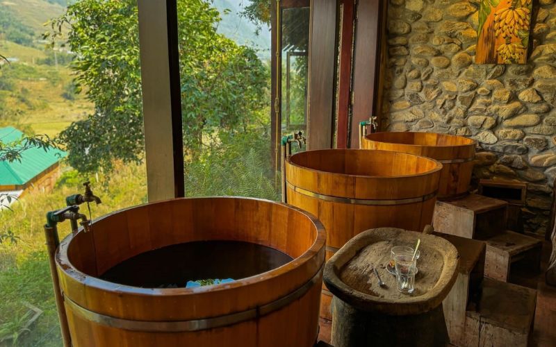 Bain aux herbes Dao Rouge Sapa