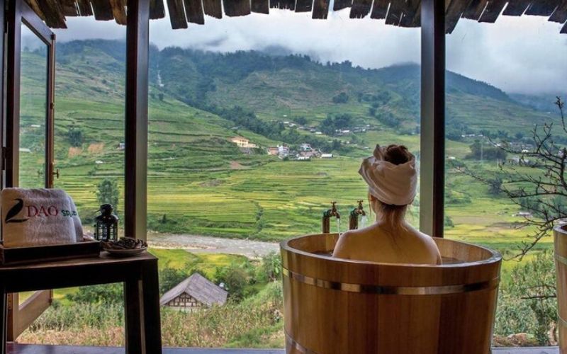 Bain aux herbes Dao Rouge Sapa